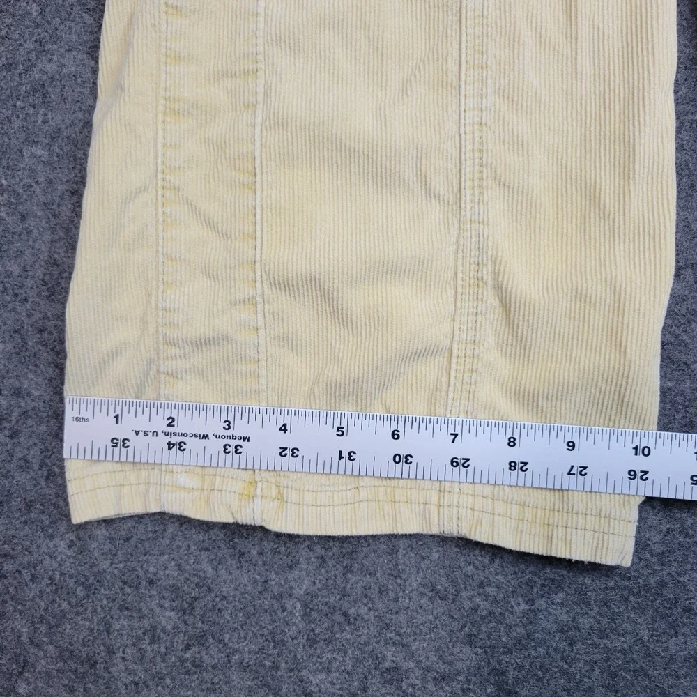 BDG Urban Outfitters Pants Womens XS Khaki Corduroy Y2K Cargo Pockets Street - Picture 9 of 12